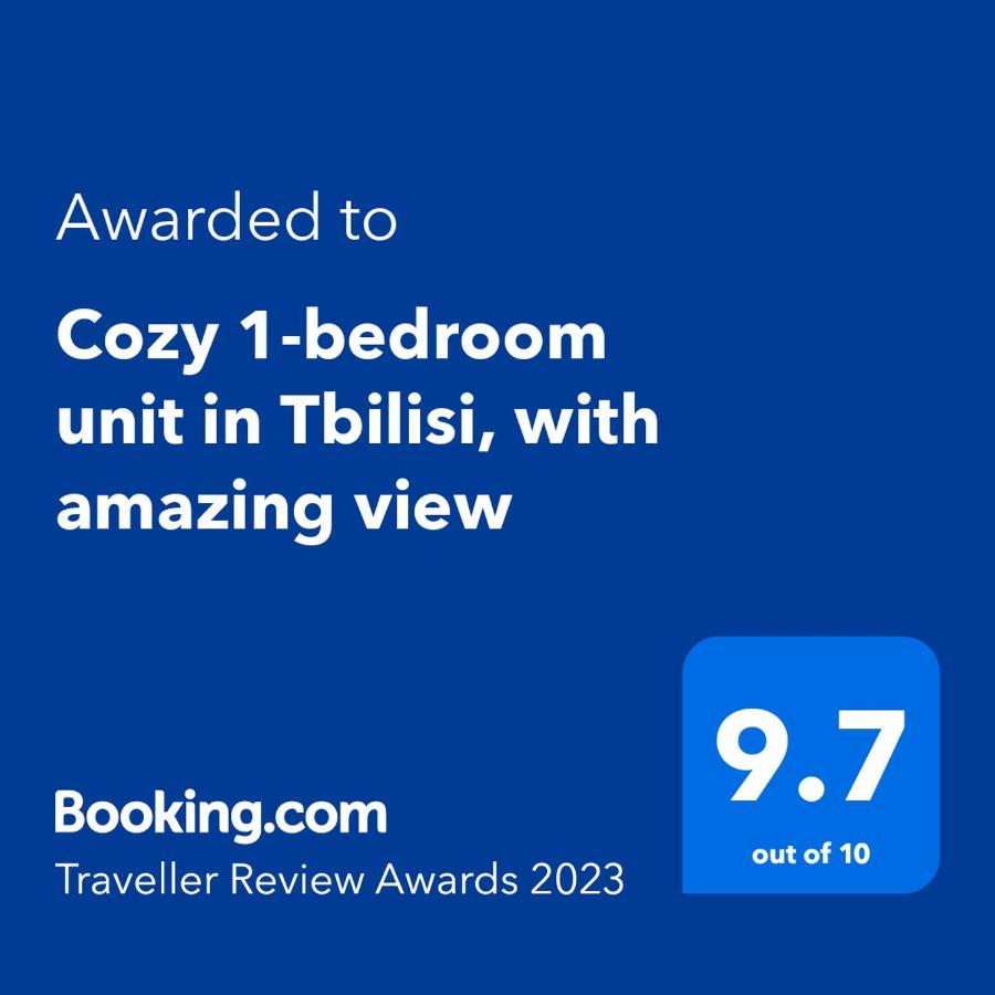 Cozy 1-Bedroom Unit In Tbilisi, With Amazing View Zewnętrze zdjęcie