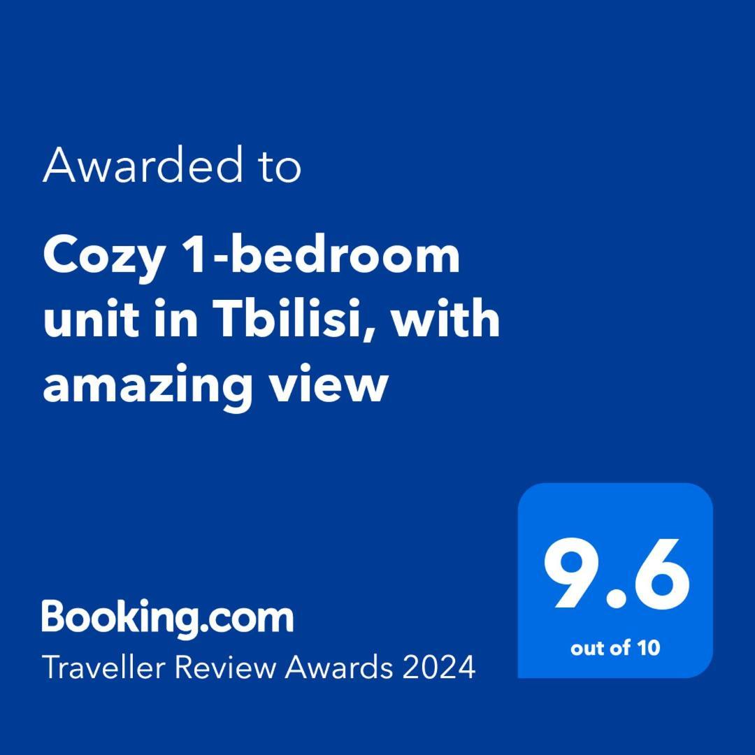 Cozy 1-Bedroom Unit In Tbilisi, With Amazing View Zewnętrze zdjęcie